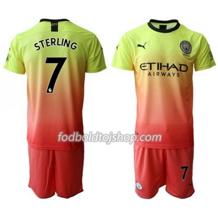 Manchester City Toure Yaya 7 Børn 3. Fodboldsæt 2019-20 S/S (+ Korte bukser)